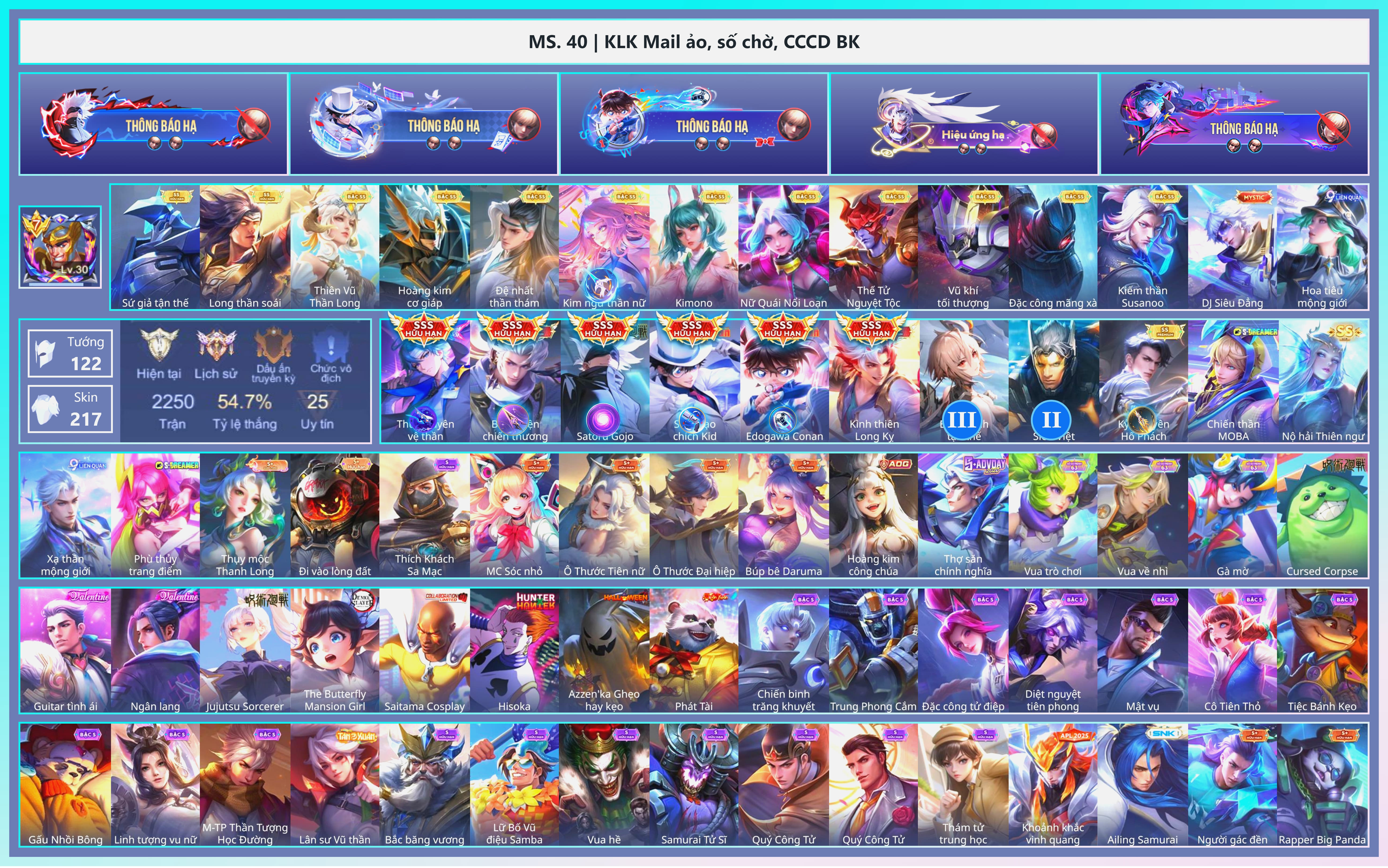 Ảnh tài khoản game