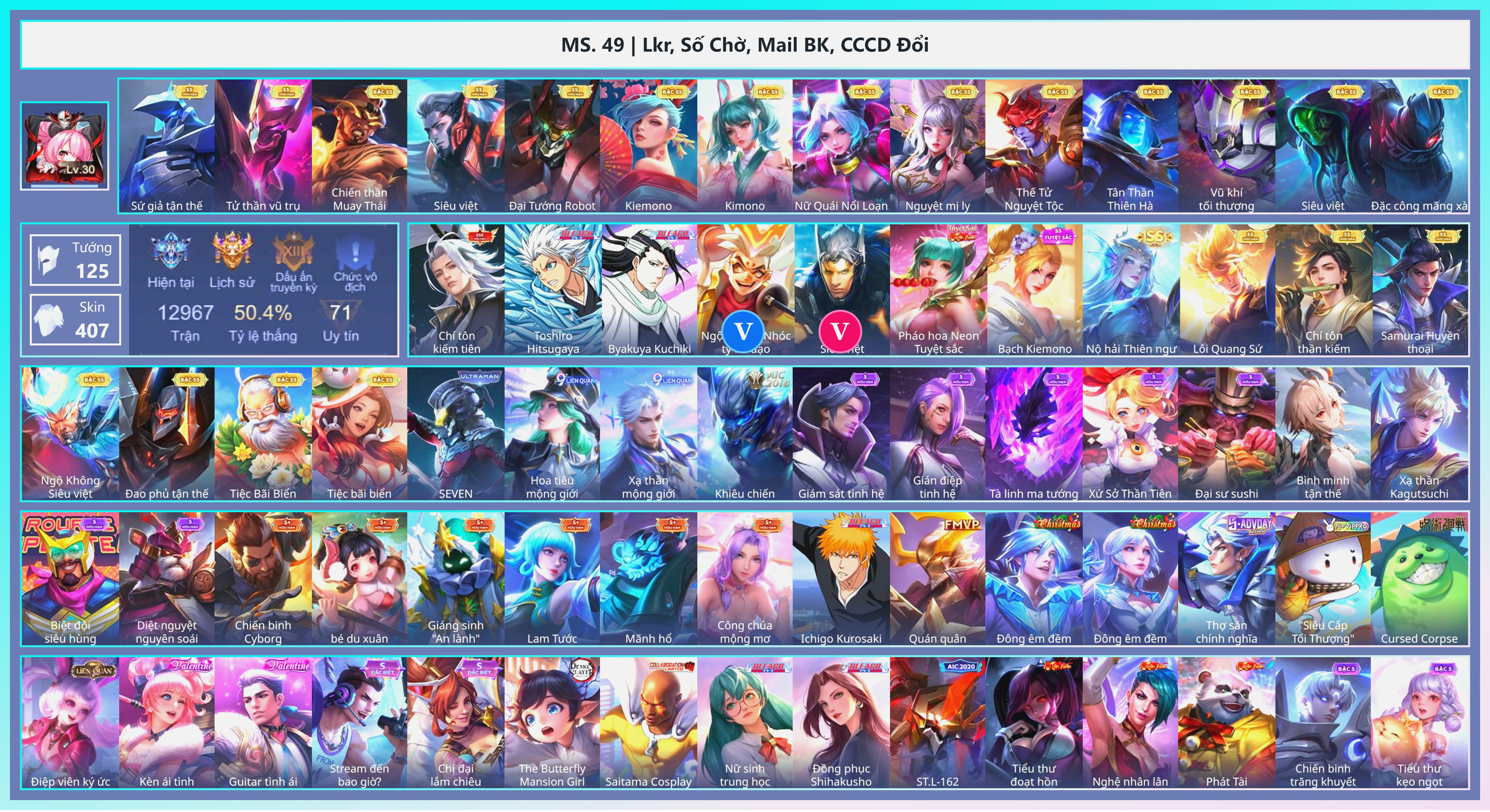 Ảnh tài khoản game