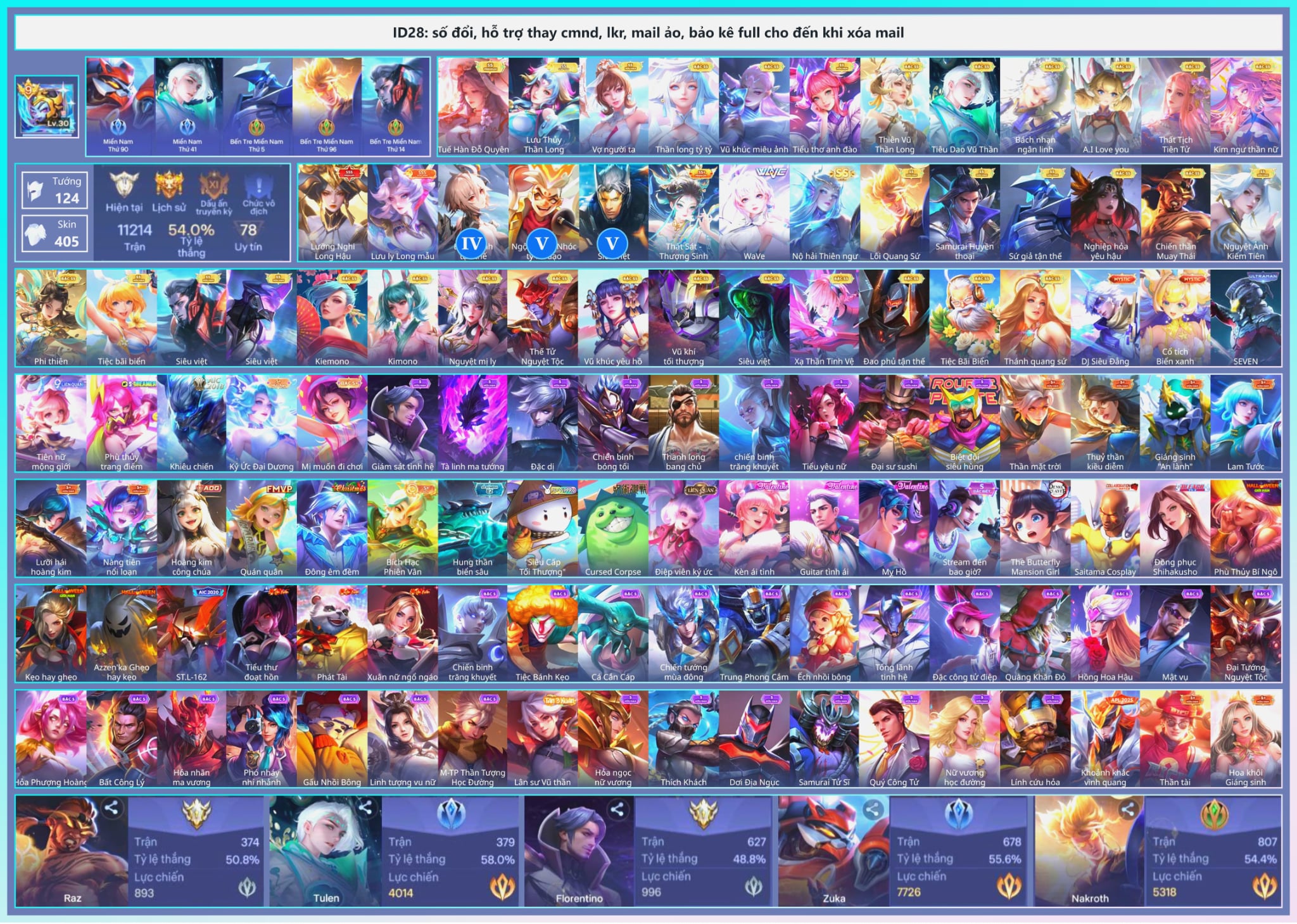 Ảnh tài khoản game