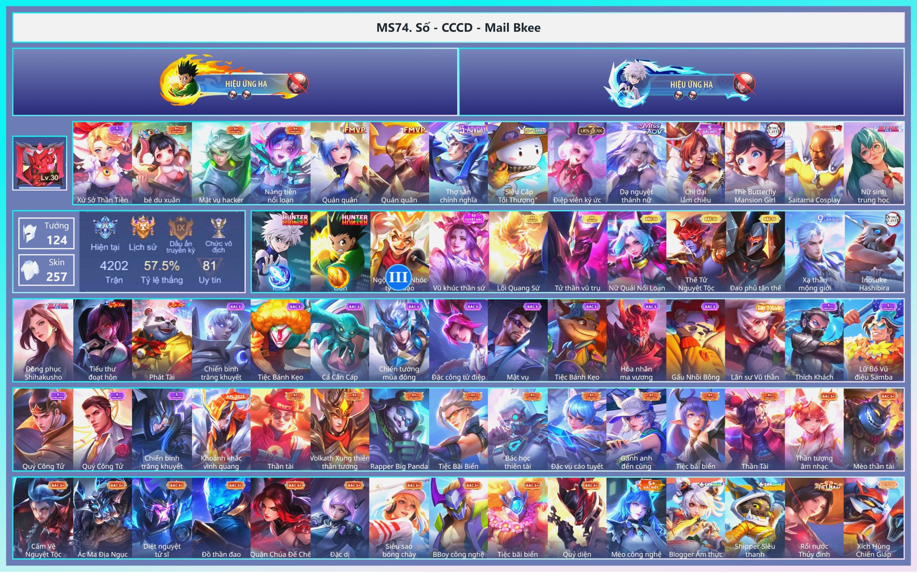 Ảnh tài khoản game