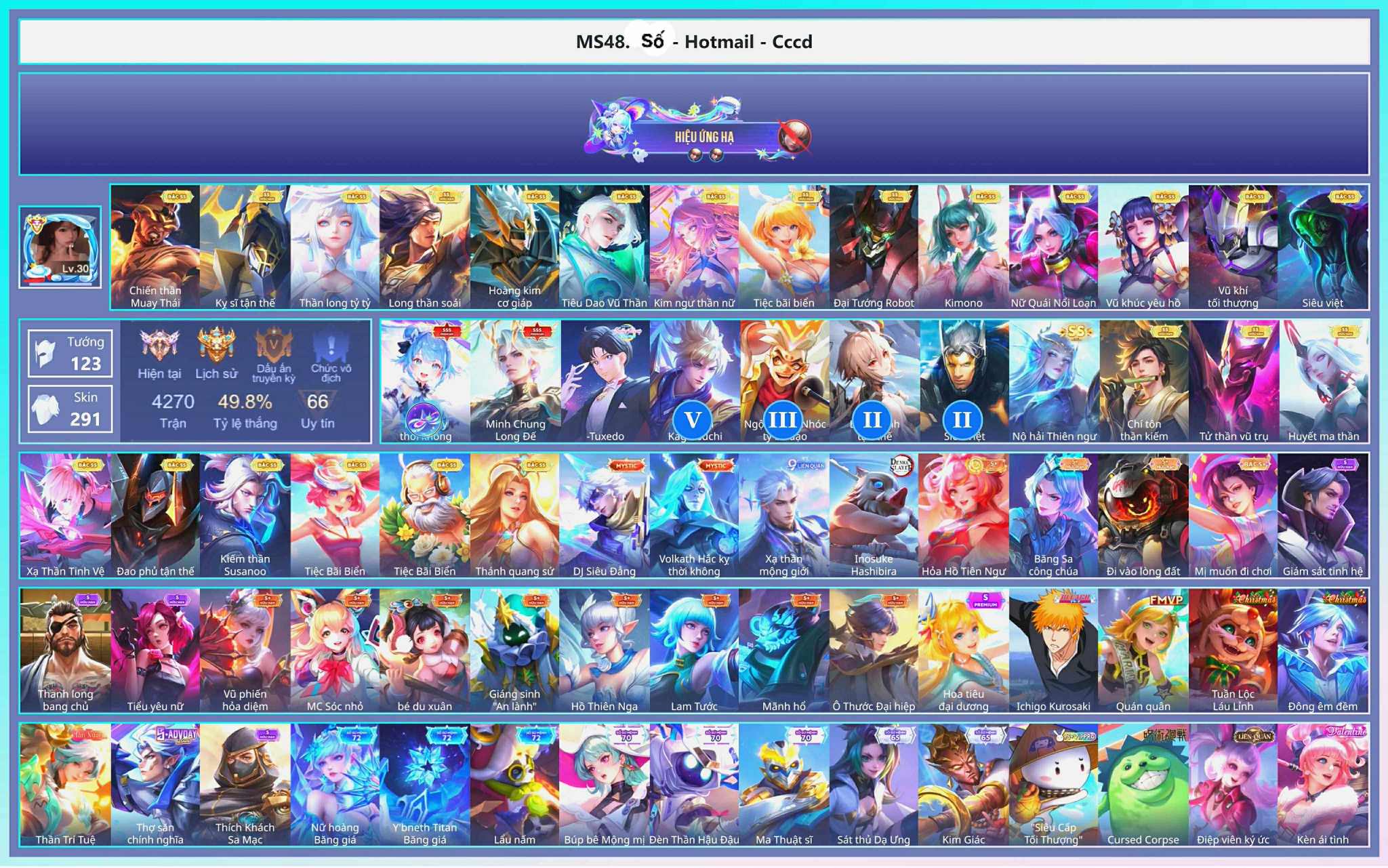 Ảnh tài khoản game