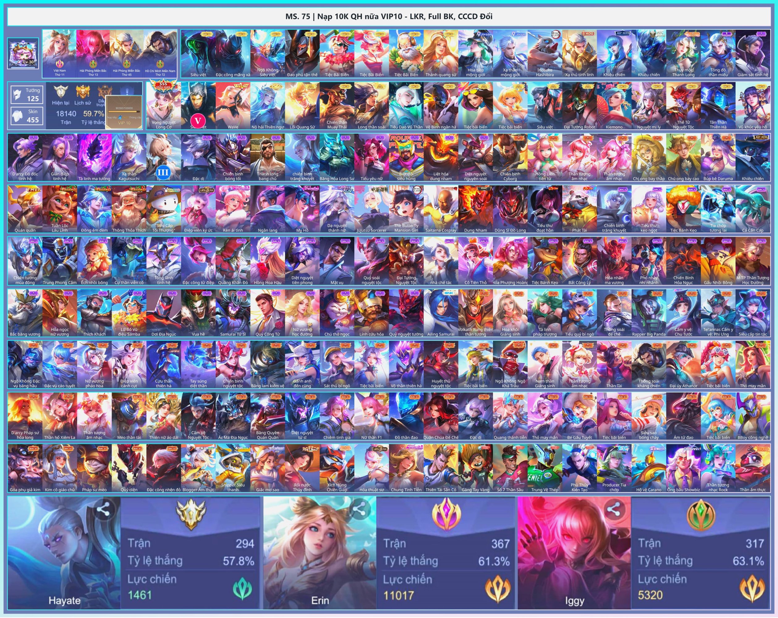 Ảnh tài khoản game