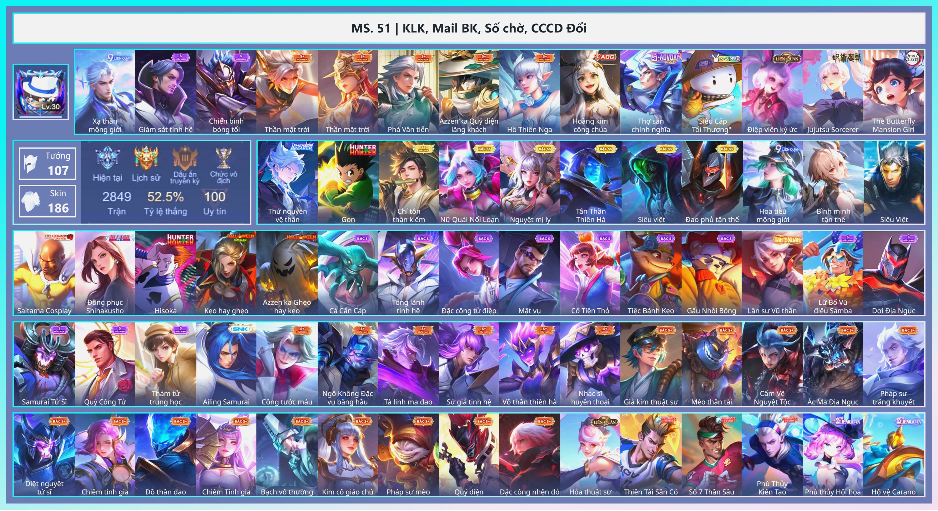 Ảnh tài khoản game